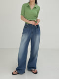 [summer] Pave Bijou Long Wide Denim