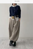 Sugar Symbol Round Neck Cardigan