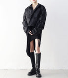 Oban Shirring Pocket String Overfit Windbreaker