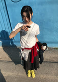 FRILL HEART T-SHIRT