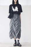 Celine shirring long skirt