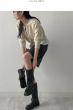Mute Raglan Round Neck Cardigan
