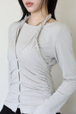 Vero Halter Twist Tee
