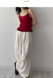 Frill Layered Knit Sleeveless