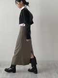 Scarf Strap Long Skirt