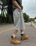Track Snap Bermuda Pants