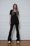 tight boots-cut jeans