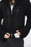 Hood Boucle Two-Way Zip-Up
