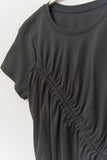 (W) Contra Slash Shirring Top