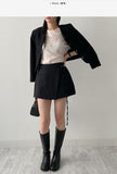 Ready Belted Wrap Skirt Pants
