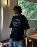 Metallic Logo Box Half Tee