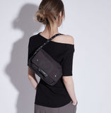 square buttons bag