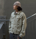 Koo Washed Cotton Trucker Jacket