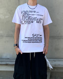 SAD Lettering Short Sleeve Tee