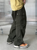 Hip Snap Nylon Cargo Pants