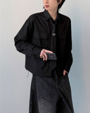 Serene Damage Crop Shirt