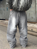 Reverse Track Line Denim