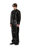 LEATHER BIKER JACKET