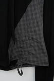 (W) Chess Shirring Hoodie