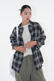 Raven washed check shirt