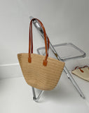 [summer] Rattan Big Shoulder Bag