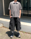 Stack Pigment Cargo Half Pants
