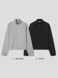 New Warmer Cropped Zip Up