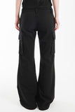 BELTED SNAP UTILITY PANTS