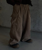 Corduroy Cargo Balloon Banding Pants