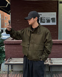 Claph Belt Crop Bomber Jacket