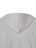 Post Printed Zip Hoodie