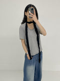 Wrinkle Chiffon Long Muffler