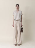 [Premium] Woods Linen Loose Fit Pants