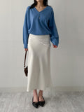 Gomez Satin Mermaid Long Skirt