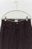 (W) Browny Lace Straight Pants