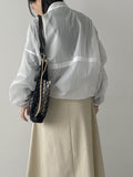 Millet See-Through Overfit Windbreaker