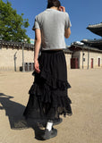 DRAPE SHIRRING T-SHIRTS
