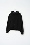 Stein Cropped Zip Hoodie