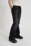 Mild wash bootcut denim pants