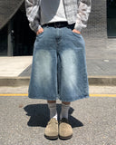 Doyle Washed Bermuda Denim