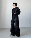 Smash Crack Wide Denim