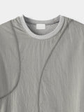 Race Stitch Layered Top
