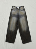 Mud wide denim pants