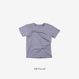 Elan pin tuck shirring t-shirt