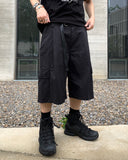 Utility Belted Bermuda Pants