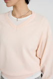 Sober wool v-neck knit