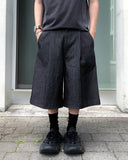 Stripe Carpenter Bermuda Pants