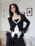 Buttery Frill See-Through Cardigan