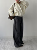 Varnish Cotton Wide Pants