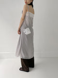 Collin Slit Layered Long One Piece